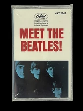 SEALED, The Beatles – Meet The Beatles! 4XT 2047, Audio Cassette, US, 1970-1973