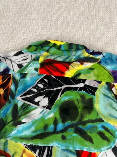 Jams World Lil' People Hawaiian Shirt Kids Large L Jasper Rayon Made In USA Surf - Picture 7 of 10