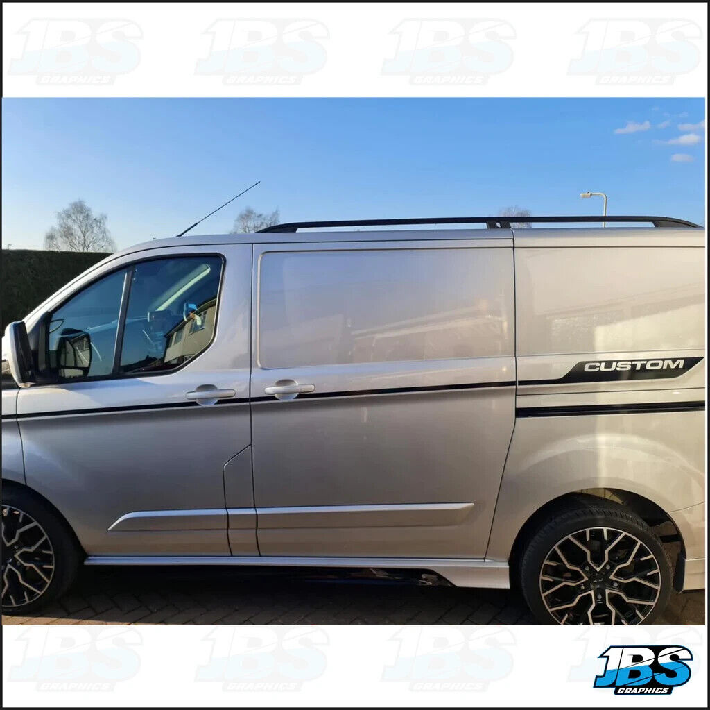 Ford Tourneo Custom Styling Ford Transit Custom LWB Van Sport Side Graphics Decals Styling Stickers 05 | eBay