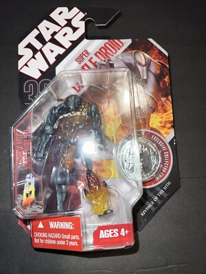2006 Star Was Revenge Of The Soft Super Battle Droid #08 With Collector Coin New