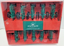 KURT S. ADLER GREEN FARM TRACTOR LIGHT SET ***NEW IN BOX***