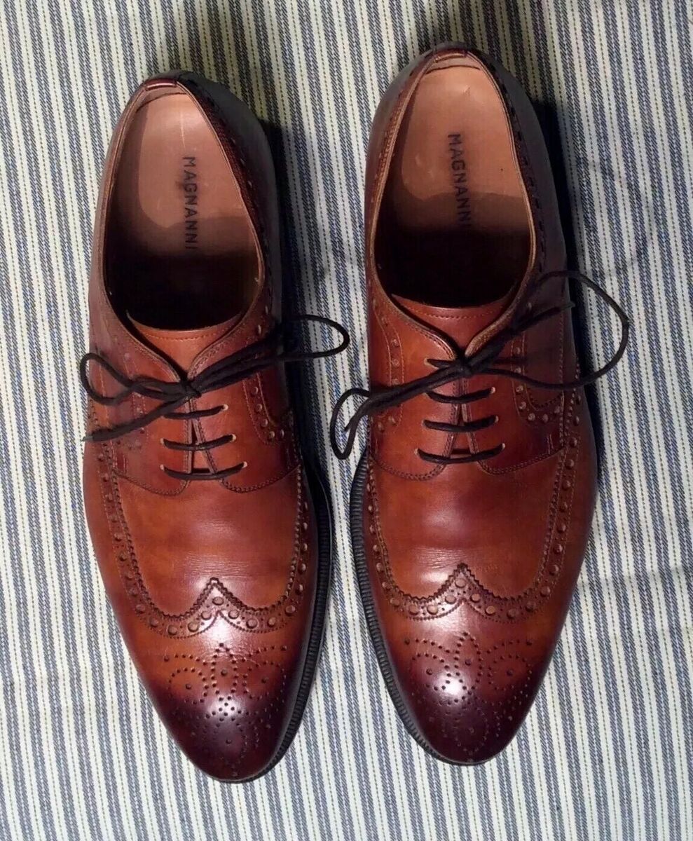 Magnanni Hampton Wingtip Oxford Black Leather Size 12 M Magnanni Hampton Wingtip Oxford Black Leather Size 12 M