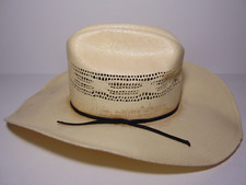 Size 6 5/8 53 Justin 10x Cowboy Hat 10x Straw Cowboy Hat Milano Made in Mexico