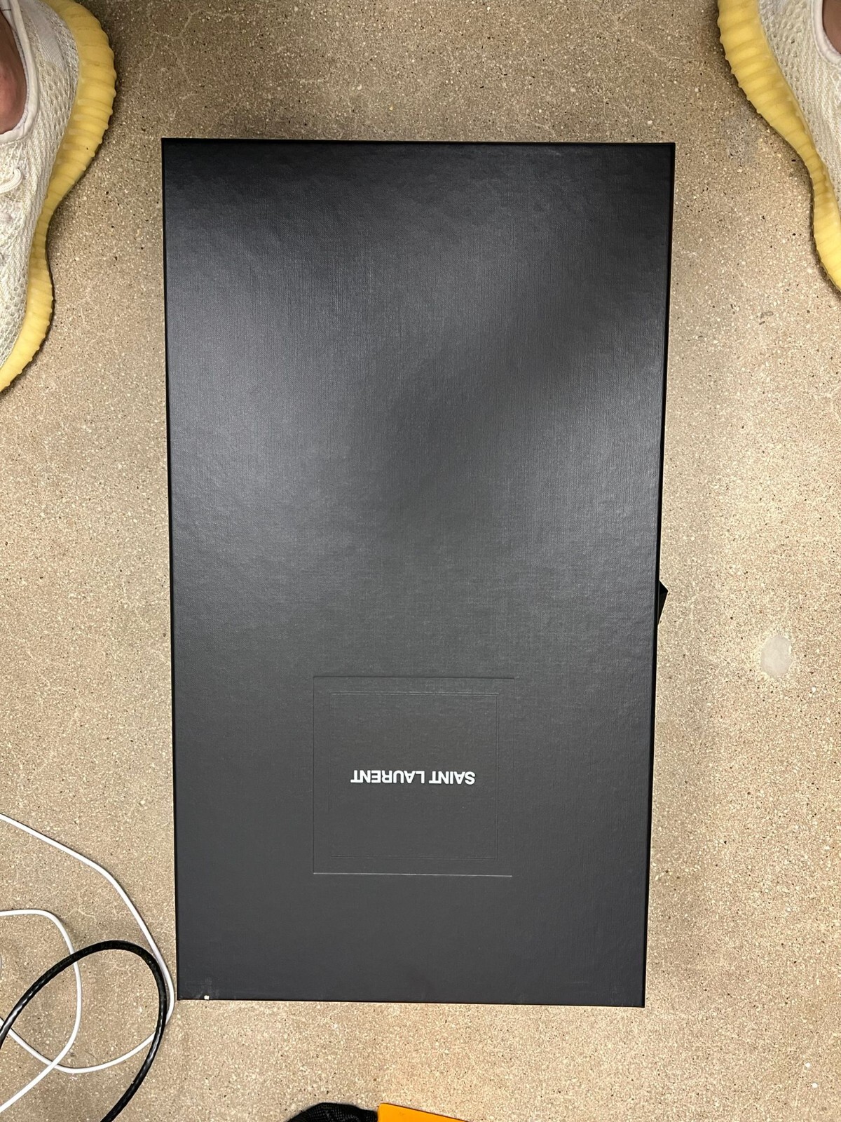 Stivali plateau fibbia ciliegio Saint Laurent US 7 EU 37 5