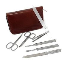 6-Pieces Premium Nippes Stainless Steel Manicure Set Made in Solingen Germany