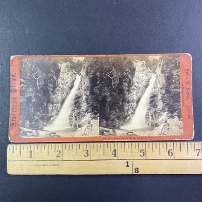 Glen Ellis Falls Pinkham Notch New Hampshire Stereoview JP Soule c1860s Y13610