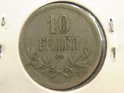 HUNGARY 1915 10 FILLER MAGYAR KIRALYI VALTOPENZ | eBay