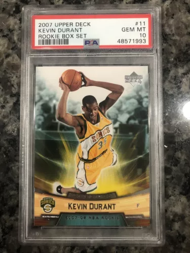 2007-08 Upper Deck Kevin Durant Rookie Box Set RC #11 PSA 10 GEM MINT
