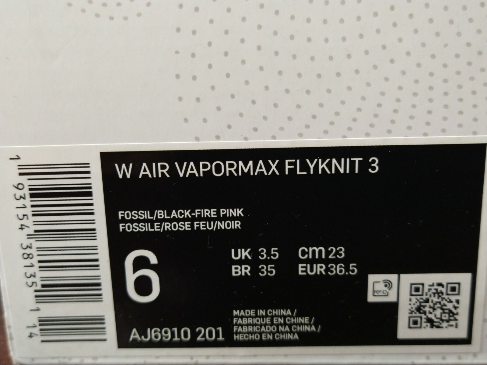 fossil fire pink vapormax