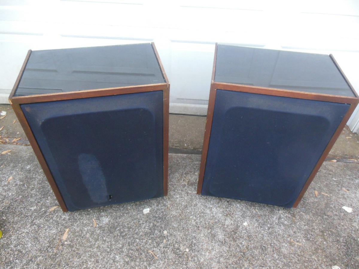 Pair Vintage JBL L55 Lancer Speakers Parts Repair Restore Project