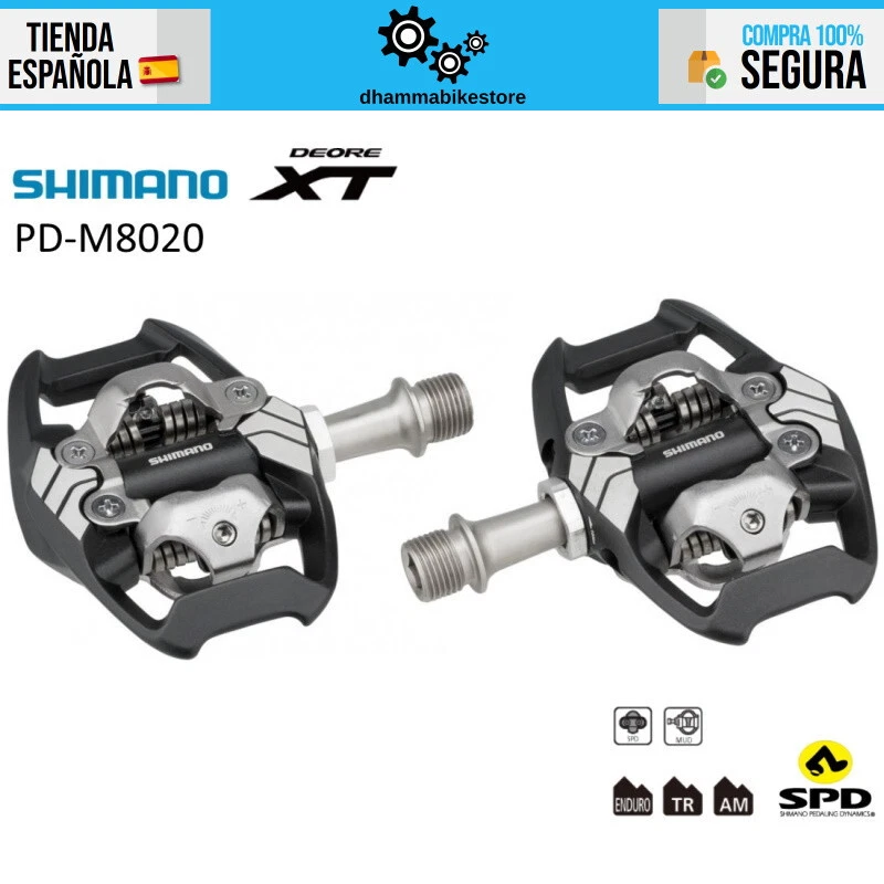 Shimano Deore XT PD M8020 Pedals SPD Clipless Mtb Bicycle Enduro