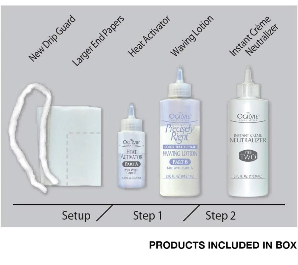 Ogilvie Precisely Right Conditioning Perm Color Treated Thin Delicate Hair RARE - Image 2 of 4