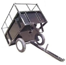 55336 Rimorchio Trasporto 300kg tagliaerba Giardino Trattore Tilt Rasaerba 0,3to