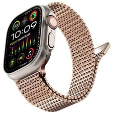 For Apple watch 38/40/41/42/44/45/49mm Stainless Steel Loop Magnetic Clasp Band