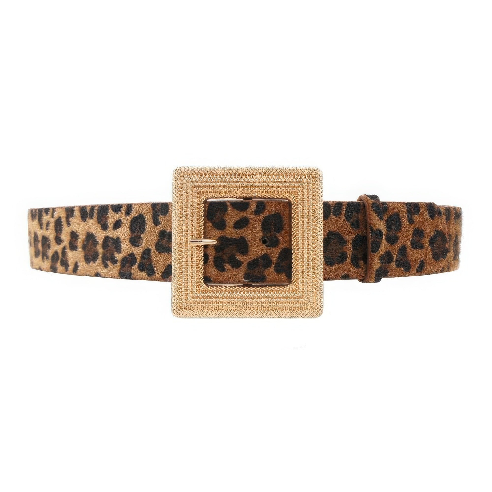 New Metal Buckle Leopard Belt eBay