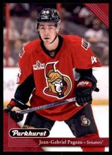 2017-18 Upper Deck Hockey Parkhurst  Red Border  #167  Jean-Gabriel Pageau