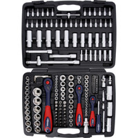 FöRch SteckschlüSsel Knarrenkasten 172Tlg Eco 1/4”+3/8”+1/2” Nusskasten Ratschen