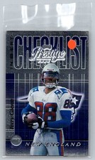 2000 Playoff Prestige Football Team Checklists #CL49 Terry Glenn - Patriots
