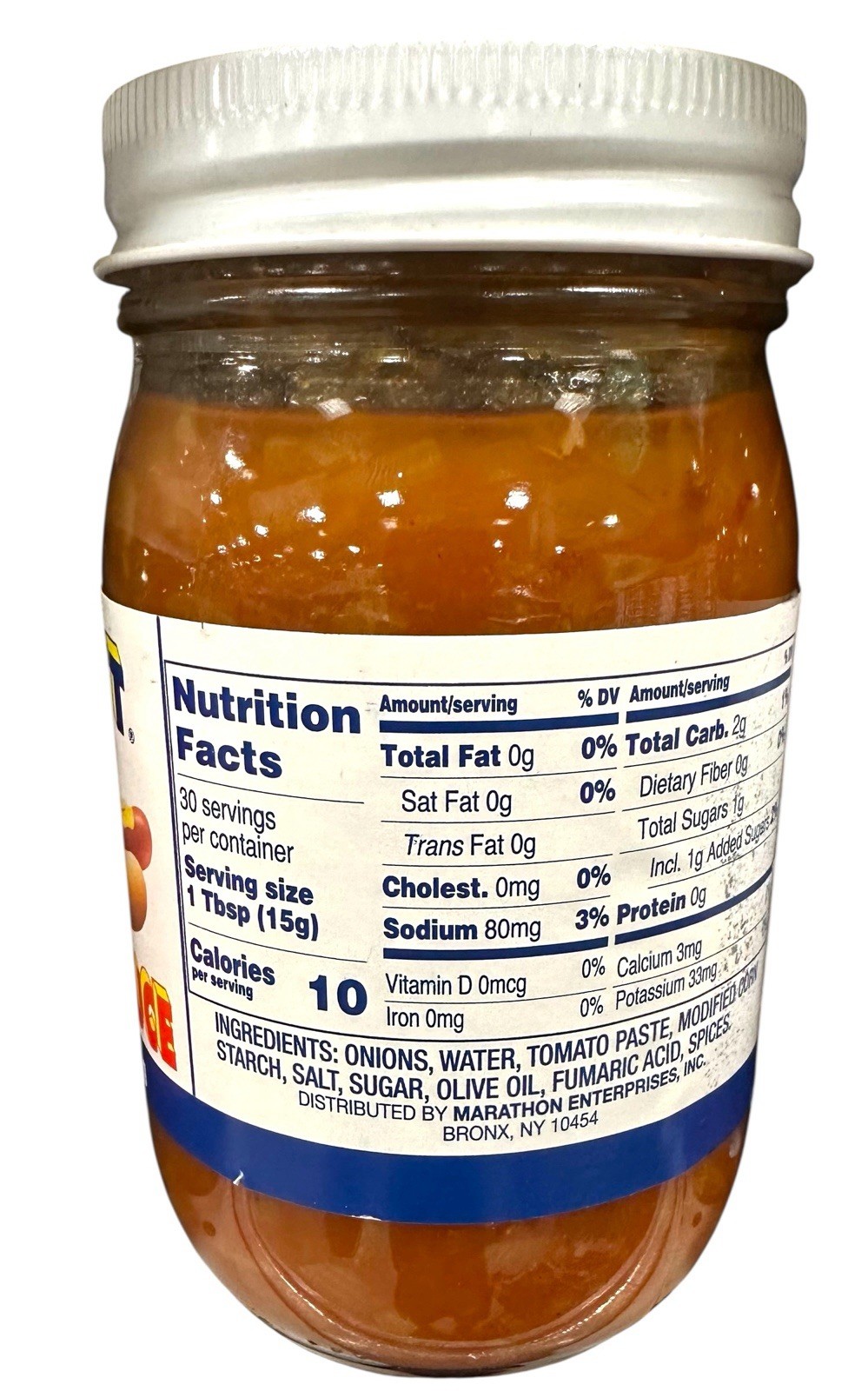 Sabrett Pushcart Style Onions In Sauce 16oz 3 Jars Free Shipping