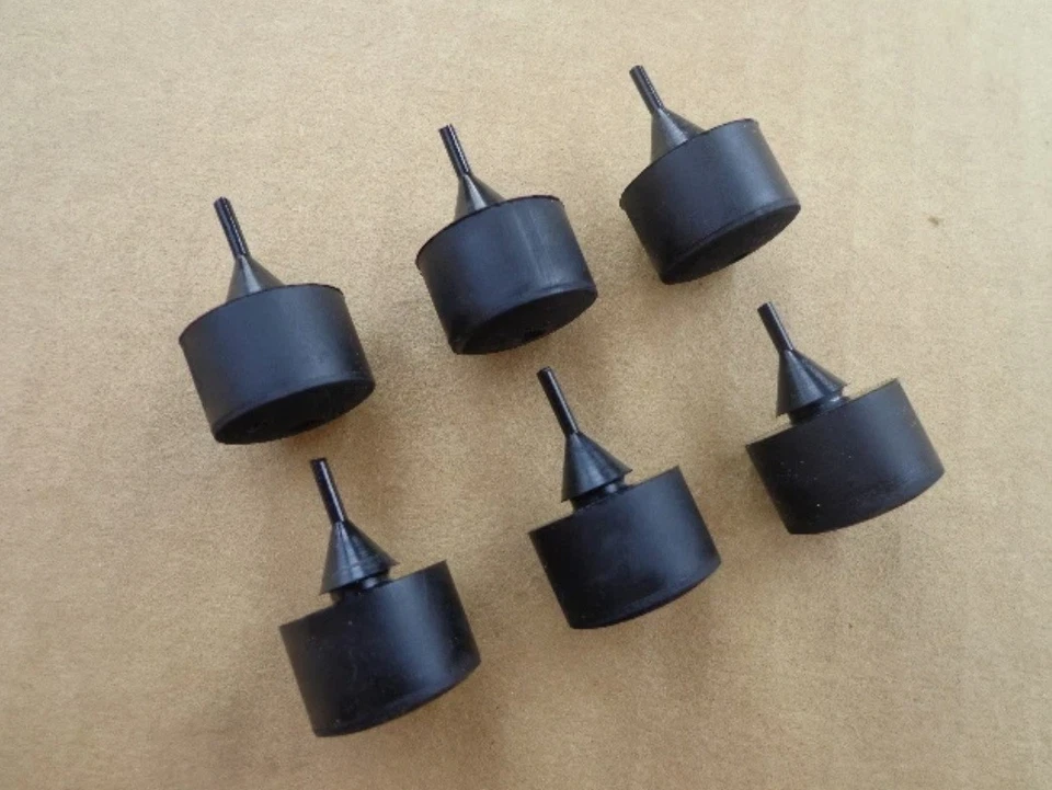 (17 piezas) ¡Parachoques de goma para capucha/ceniza! PARA GM SEDAN FLEETLINE CAMIONETA PICKUP PANEL ETC Foto 2 de 4