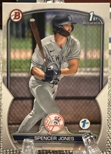 2023 Bowman Spencer Jones 1st Bowman Paper New York Yankees Prospect 1st Edition