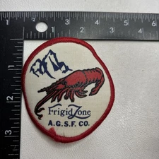 Vintage FRIGID ZONE AGSF COMPANY Advertising Patch 59MF