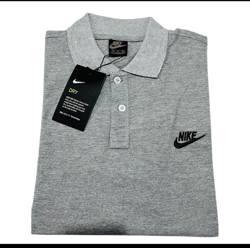 MENS NIKE SOLID COLLARED SHORT SLEEVE POLO SHIRT - 第 4/7 張圖片