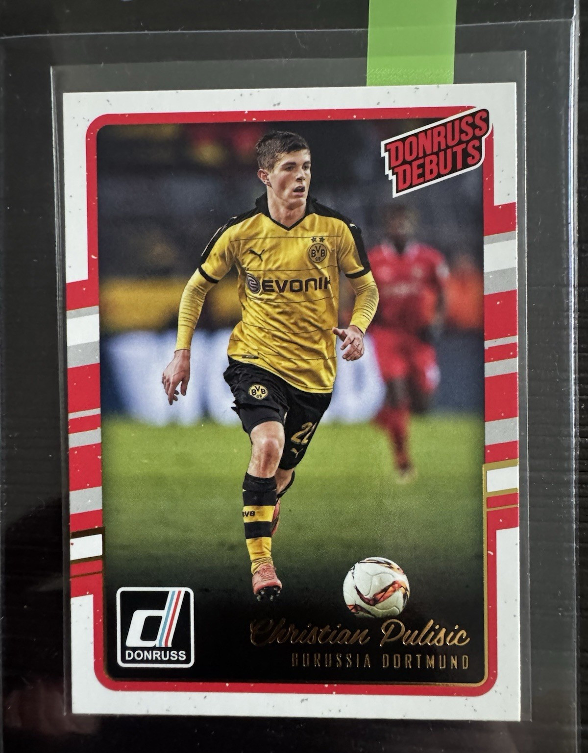 2016-17 Panini Donruss Soccer Christian Pulisic Donruss Debuts #224 BVB