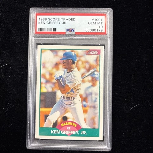 1989 Score Rookie & Traded - Ken Griffey Jr #100T (RC) PSA 10