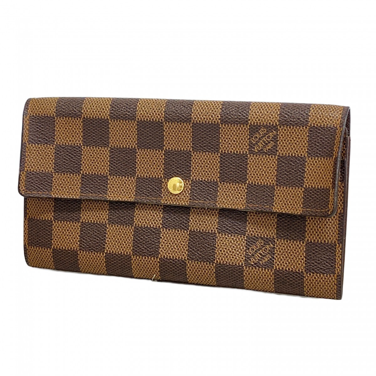 Louis Vuitton Damier Ebene Pochette Porte Monnaie Credit Card Holder N61725