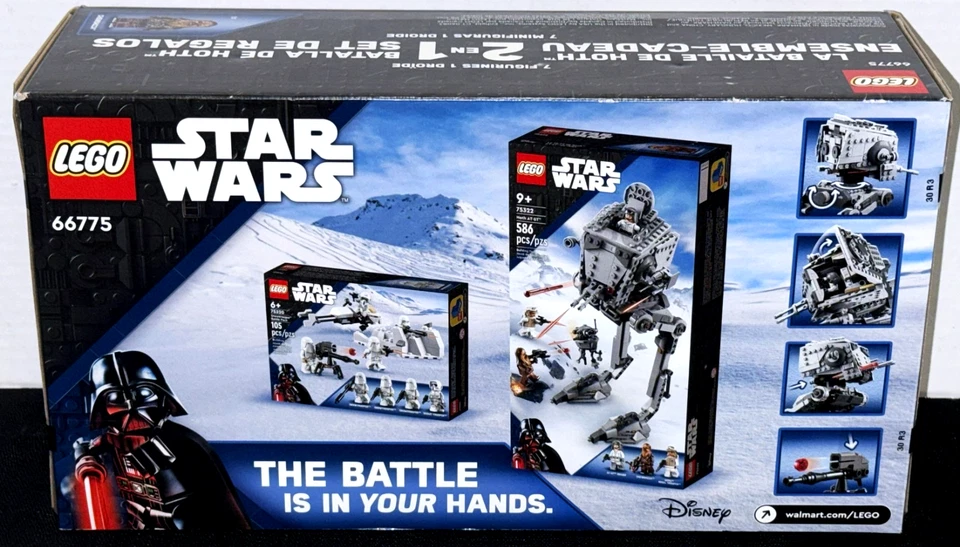 NEW! LEGO STAR WARS 66775 HOTH COMBO PACK / 2 IN 1 HOTH BATTLE GIFT SET / DISNEY - Image 2 of 4