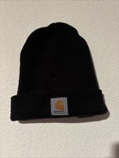 Carhartt Men  s Knit Cuffed Beanie Black One Size Winter Hat