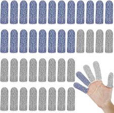 40 Pcs Finger Cots Cut Resistant Protector Anti Sleeve Reusable...