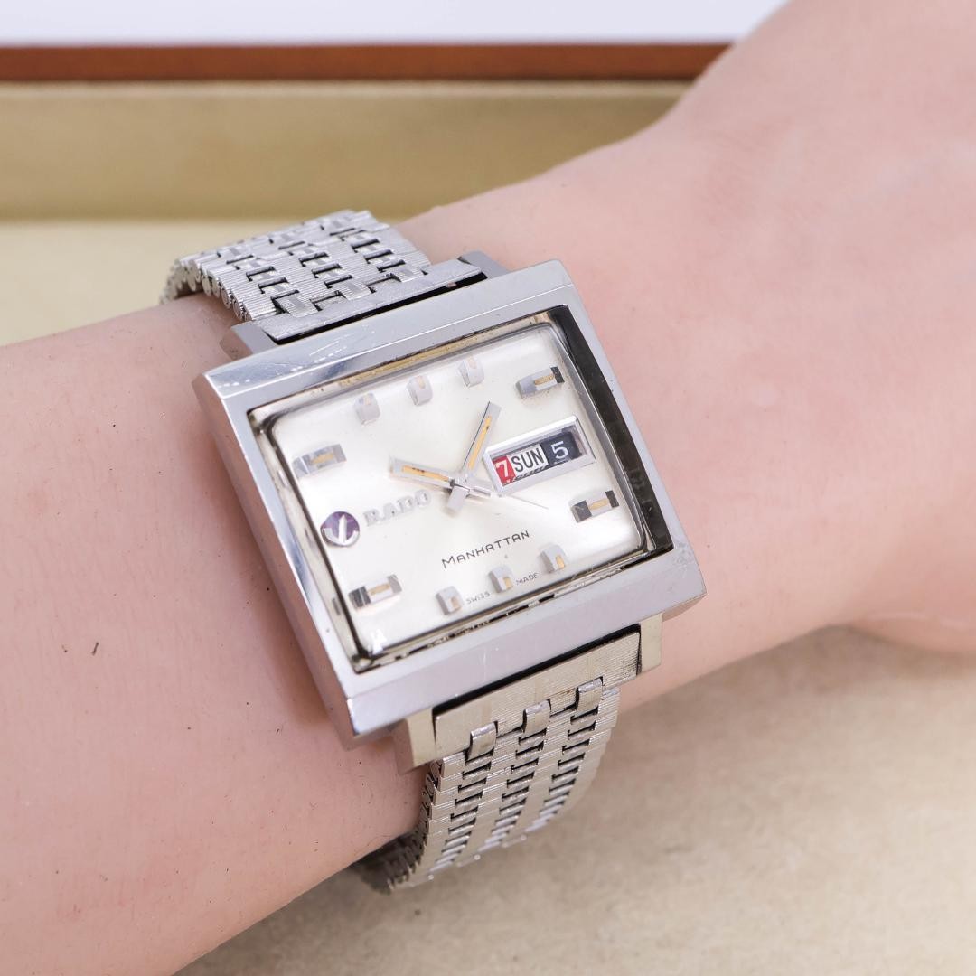 RADO Manhattan Automatic Mechanical Wristwatch Vi… - image 3