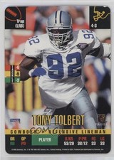 1995 Donruss Red Zone Tony Tolbert 10ou