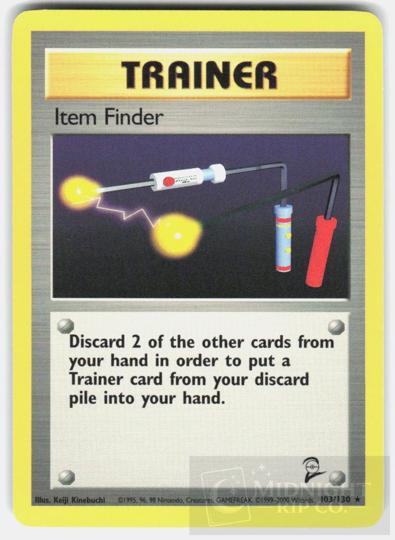 POKEMON ITEM FINDER 103 BASE SET 2 LP