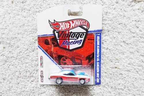 Hot Wheels Vintage Racing #1/30 Sox & Martin's '73 Plymouth Duster on card 2010