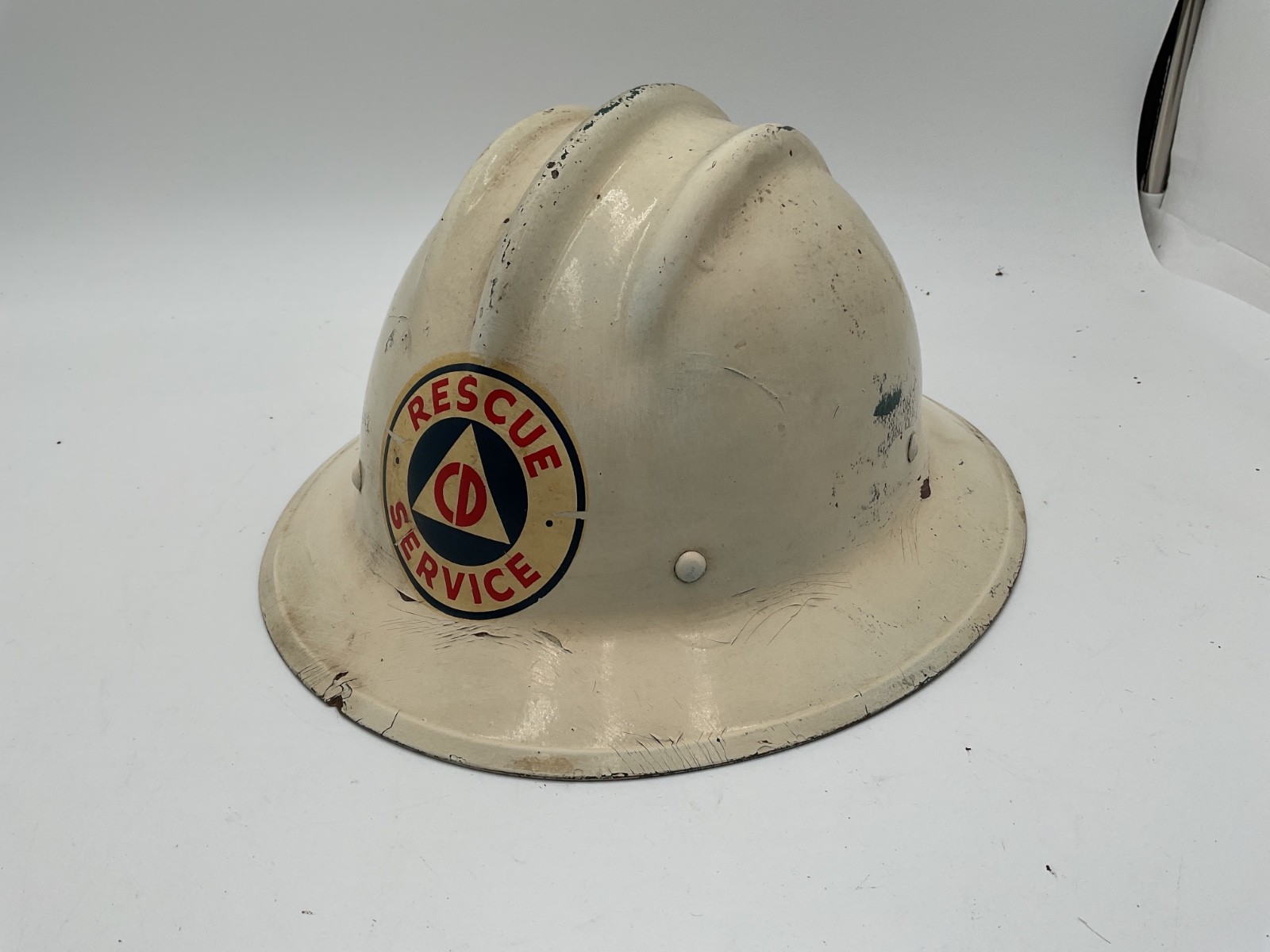 E. D. Bullard Hard Boiled Hard Hat Helmet The Original SAFETY HAT Fiberglass.