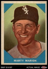 1960 Fleer #19 Marty Marion Cardinals / White Sox 4 - VG/EX