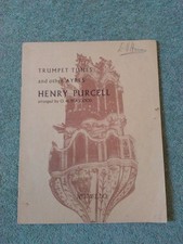 PURCELL, Henry	Trumpet tunes and other Ayres	for organ. Sheet music.