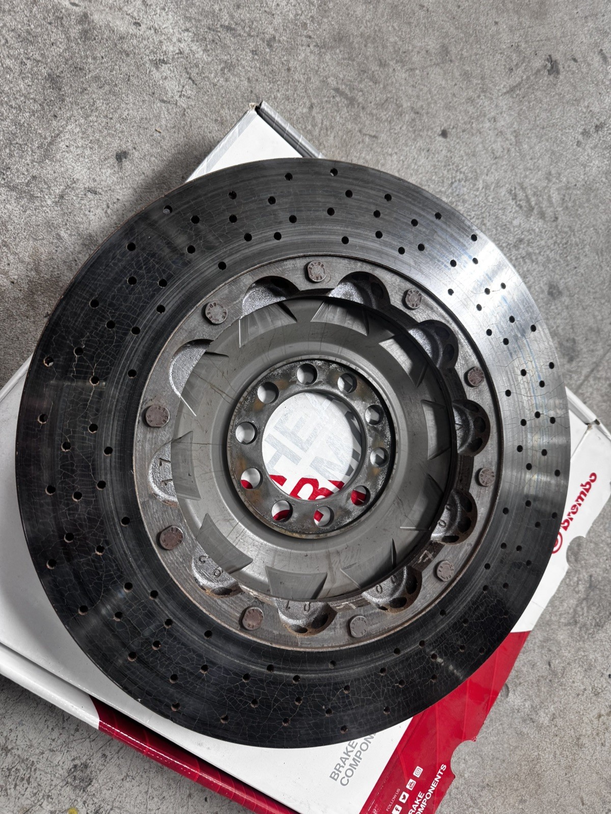 Ferrari 296 Challenge 2023 Rear Right Brake disc P/N 954158