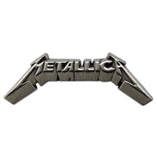 Metallica - Pin Badge  3D Logo - Collectable Enamel Badges - D500z