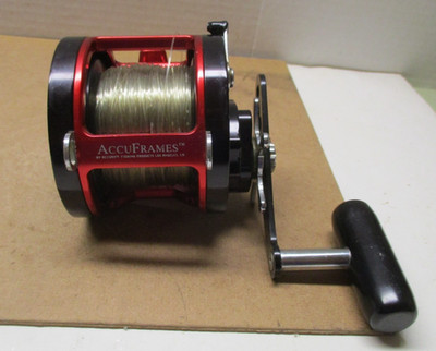 PENN SPECIAL SENATOR 113H 4/0 NARROW FISHING REEL COMPLETE ACCURATE *BLK/RED**