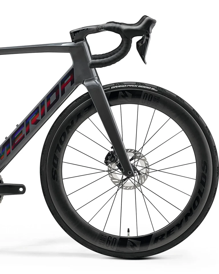 Merida Reacto 9000 Carbon Rennrad 2025 dunkelgrau Radfahren Herren Damen - Bild 3 von 4