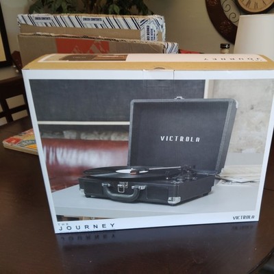 Victrola Journey VSC-500SB + Suitcase Record Player With Bluetooth Streaming