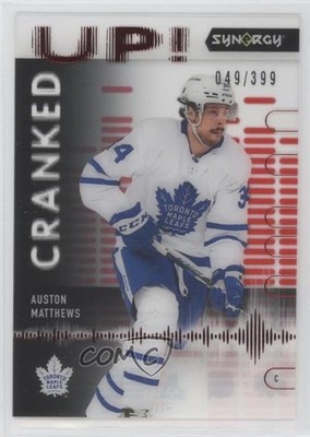 2022-23 Upper Deck Synergy Cranked Up Red 49/399 Auston Matthews #CU-AU 07g7