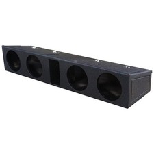 QUAD VENTED 8 SUBWOOFER BOX ENCLOSURE for 09-Up FORD F-150 17-Up F-250/F-350