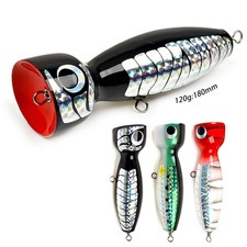 Popper Multi-Color Lures Topwater Fishing Lure Tuna Deep-Sea Trowling 18cm/120g
