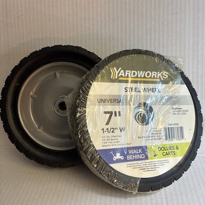 Yardworks For Arnold 7  1-1/2  W STEEL UNIVERSAL WHEEL Model: 490-321-0001 SET 2