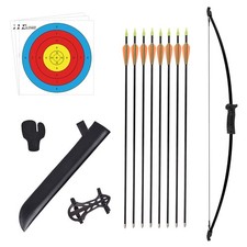 36.5" Archery Bow and Arrow Set Compound Kit Hunting Shooting Target for Kids